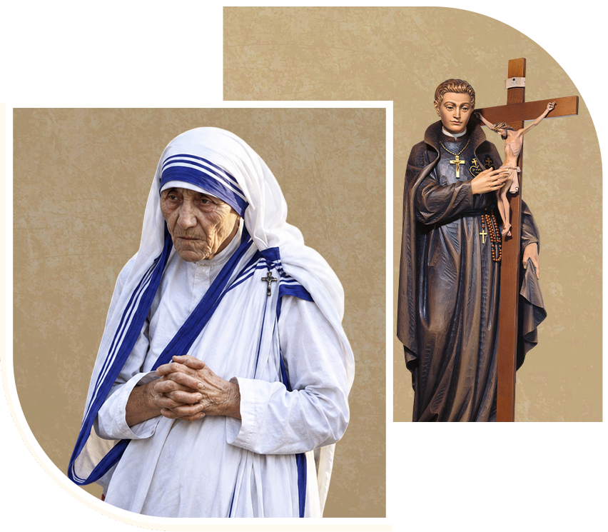 St. Mother Teresa and Passionist Foundation Saint Artwork